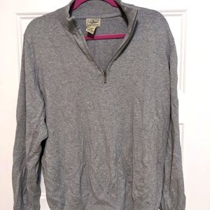 LL BEAN 1/4 ZIP